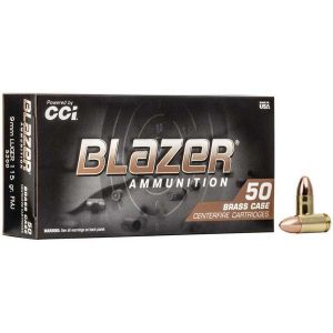 CCI BLAZER 9mm 115gr FMJ/CASE