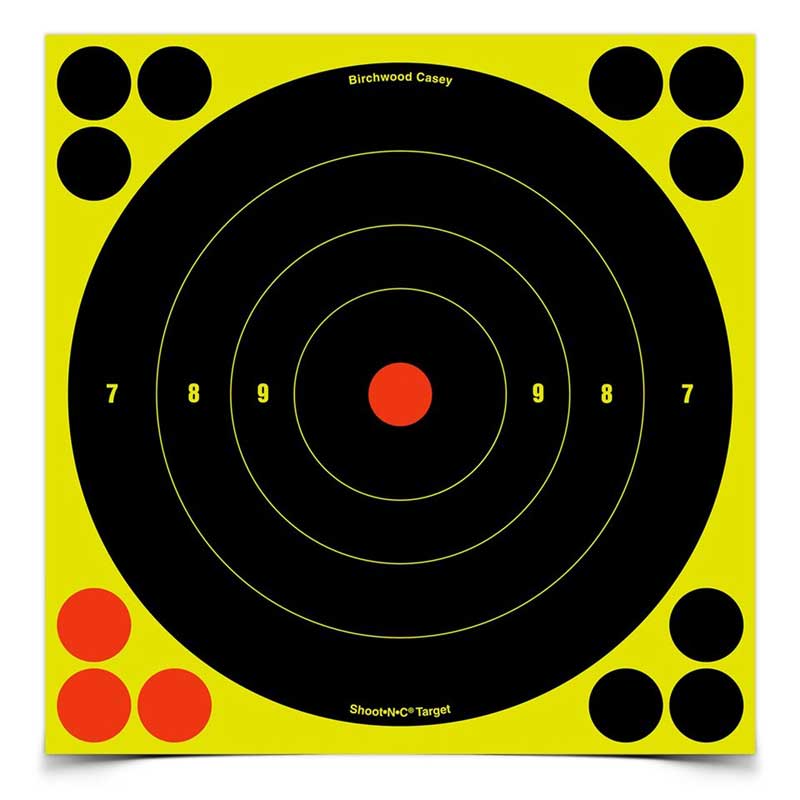 27BIR34825 BIRCHWOOD CASEY SHOOT-N-C ROUND 8" 30pk.