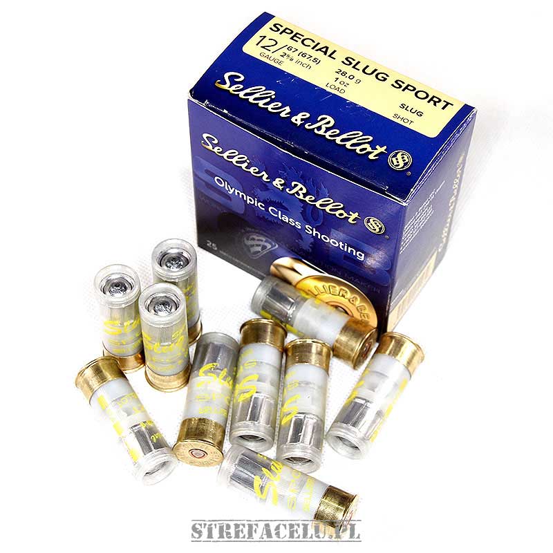 21SBV051930 SELLIER & BELLOT SPORT SLUG 12ga.2 3/4"